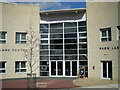 Entrance to the new Park Lane Community Centre, Woodside.