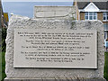 The Memorial Stone on the site of the old torpedo factory