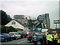 The empty Birds Eye factory destroyed by arsonists