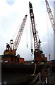 TQ9072 : Crane barge "Seawork Solidarity" by Chris Allen