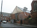 Bus stop outside Priory School, Fratton