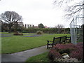 A seat in the Butterfly Gardens, Southsea