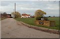 A view of East Hall Farm from Eastend Road