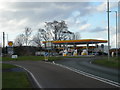SJ7202 : Shell Filling Station at junction of A442, B4176 & B4379 by Row17