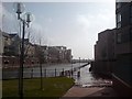 Flooding at Roath Basin