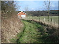 Track to the disused changing rooms