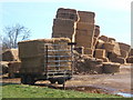 Giant haystacks near Chelsworth