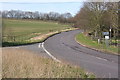 A1141 and junction near Brent Eleigh