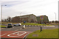 Roundabout on A600 at Shortstown