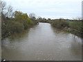 SO8121 : River Severn, upstream from Maisemore Bridge by Pauline E