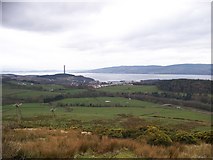 NS2272 : View towards Inverkip from the Greenock Cut by Elliott Simpson