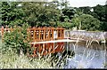 Sluice gates controlling the flow to the Lade