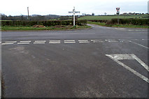 SK7324 : Road junction near Holwell by David Lally