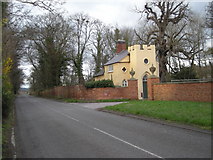 SJ5410 : Lodge to Attingham Home Farm by Row17