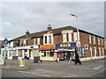 Rows of shops south of Cosham Station