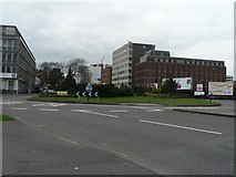 SZ0991 : Bournemouth: St. Swithun’s Roundabout by Chris Downer