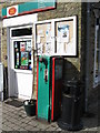 Vintage petrol pump at Rookhope Post Office