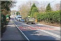 SU2918 : Looking down Crawley Hill on the A36 at West Wellow by Peter Facey
