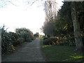 Pathway near tennis courts at Drayton Park