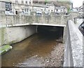 The river bridge at Victoria Square, Holmfirth