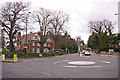 Roundabout at junction of the Ridgeway with Slades Hill and Windmill Hill, Enfield