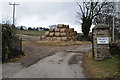 Gates at start of Private Road beyond Couston