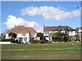 Houses overlooking Portsdown Hill