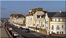 TV4898 : The Esplanade from the roof of the Martello Tower, Seaford by Kevin Gordon