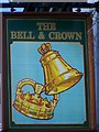 Sign for the Bell and Crown, Zeals