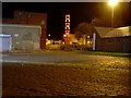 Abbotsford Church, Clydebank at night