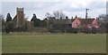 Fordham Hall and All Saints Church viewed from the west