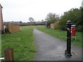 Entrance to wasteground behind Blendworth Crescent