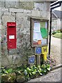 Postbox and village notice board, Sutton Mandeville