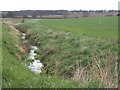 TL9327 : Fields east of Fordham with minor tributary of the River Colne by Andrew Hill