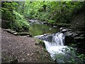 waterfall in Cwmdu Glen