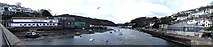 SX2553 : Looe River - Panorama looking North by Rob Farrow
