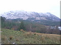 Mountains behind Loch Maree