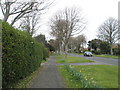 Generous verge in Staunton Avenue