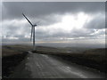 SD8417 : Scout Moor Wind Farm Tower No 9 by Paul Anderson
