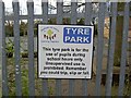 Tyre Park sign