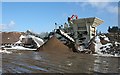 NJ7308 : Craigenlow Quarry: Mobile Crusher by Anne Burgess
