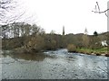 Water of Ruchill (coming from left) joining the River Earn