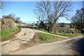 Junction on a lane near Hidcote Boyce