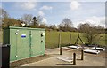 Southern Water plant on stream between Horton Heath and Fairoak