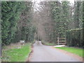 Main way into Neach Hill