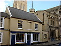 St Edmundsbury Cathedral shop and entrance