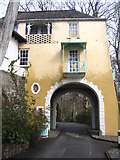 SH5937 : Portmeirion - exit to the village by Dave Pickersgill