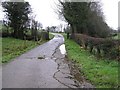 Concrete lane at Crawfords Hill