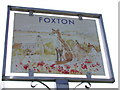 Foxton Village Sign, west side