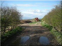 SJ5819 : Farm track junction by Row17